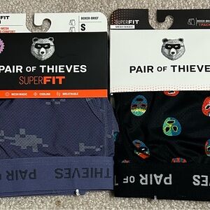 2 Pair of Thieves Super Fit Mesh Magic Boxer Brief Mens size S